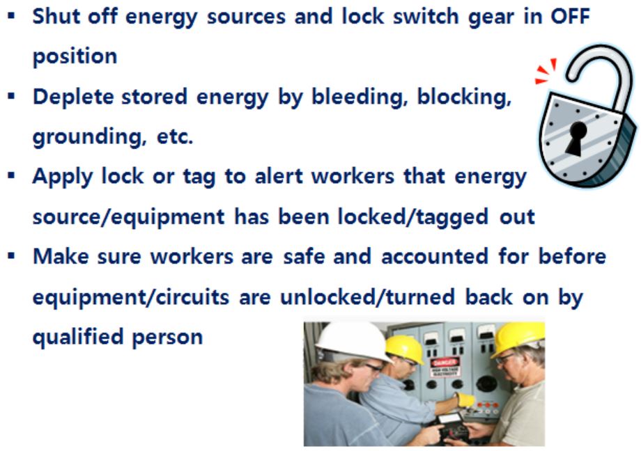 Lock out / Tag out Procedures