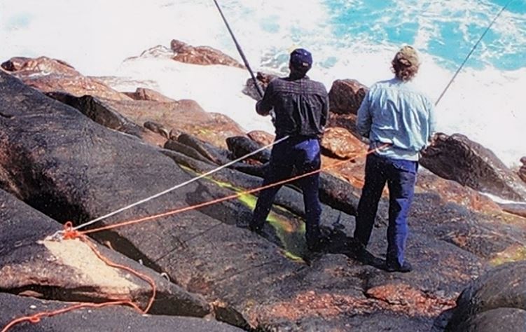 safe rock fishing