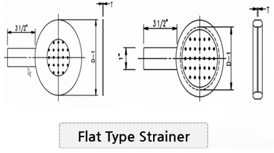 strainer 배관 이물질 제거