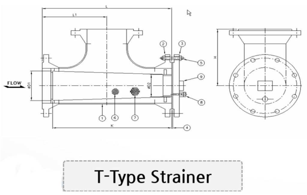strainer 배관 이물질 제거