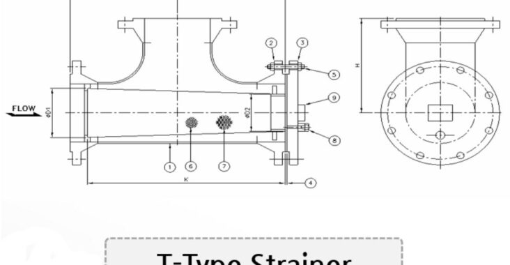 strainer 배관 이물질 제거